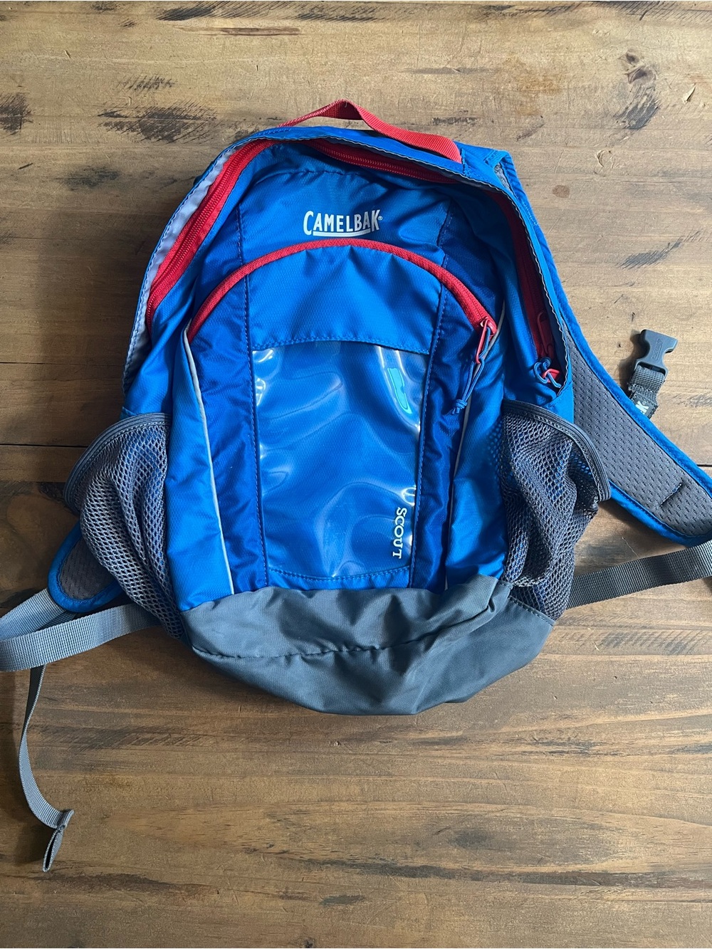 CamelBak Blue and Gray Scout Hydration Backpack